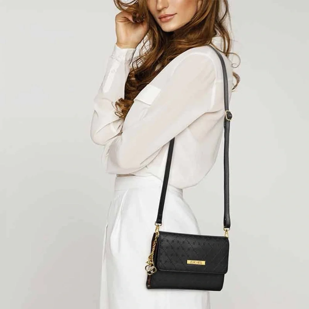 Jose Hess Black Wristlet with Gold Accents - Picture 6 of 13